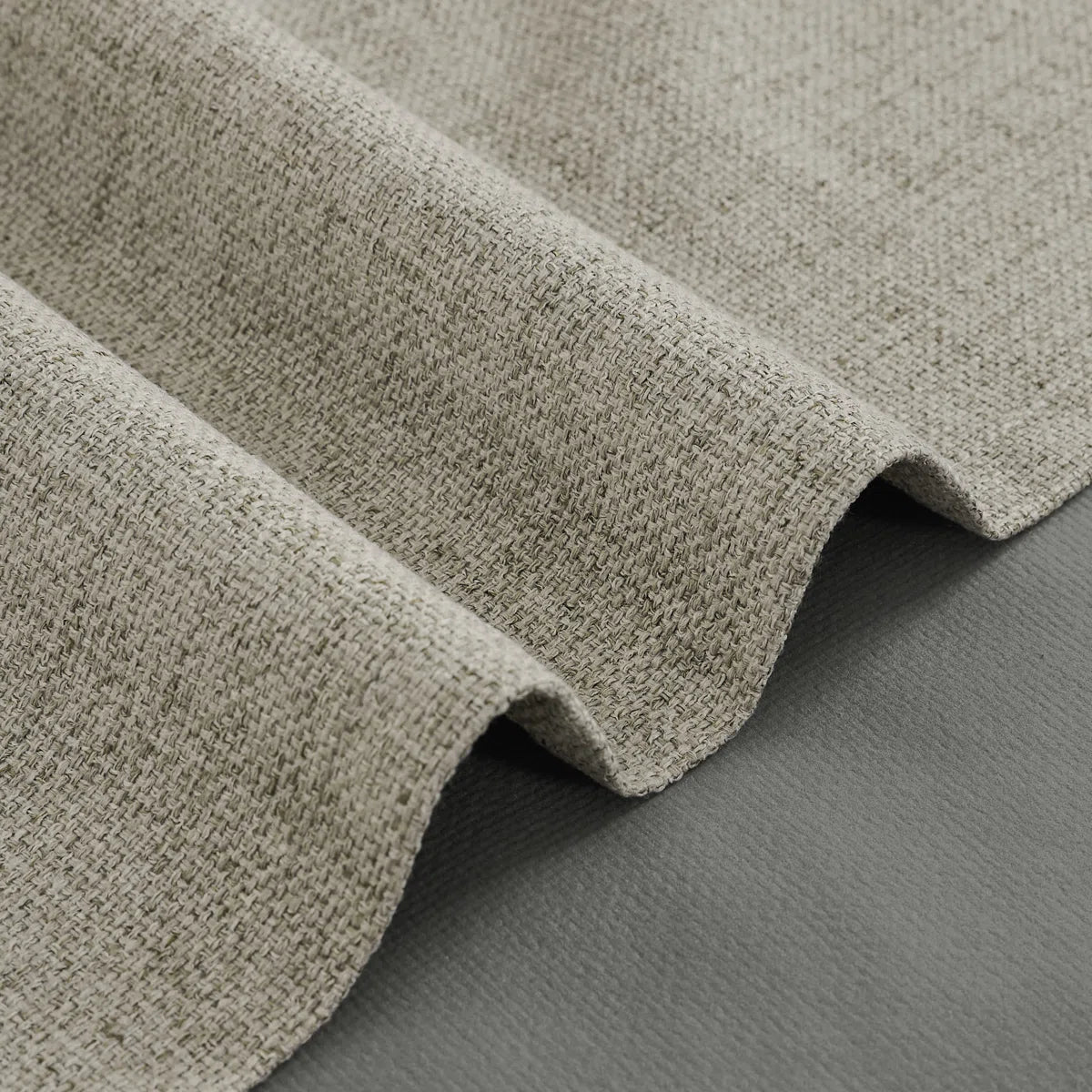 Leming 100% Polyester Burlap Blackout Curtains for Bedroom Back Tab Curtains 2 Panels Set (Set of 2)